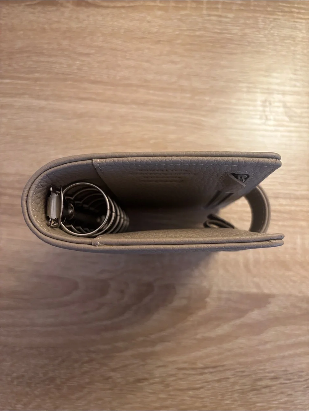 Filofax Norfolk Pocket Rings Leather Organizer NEW Taupe Leather